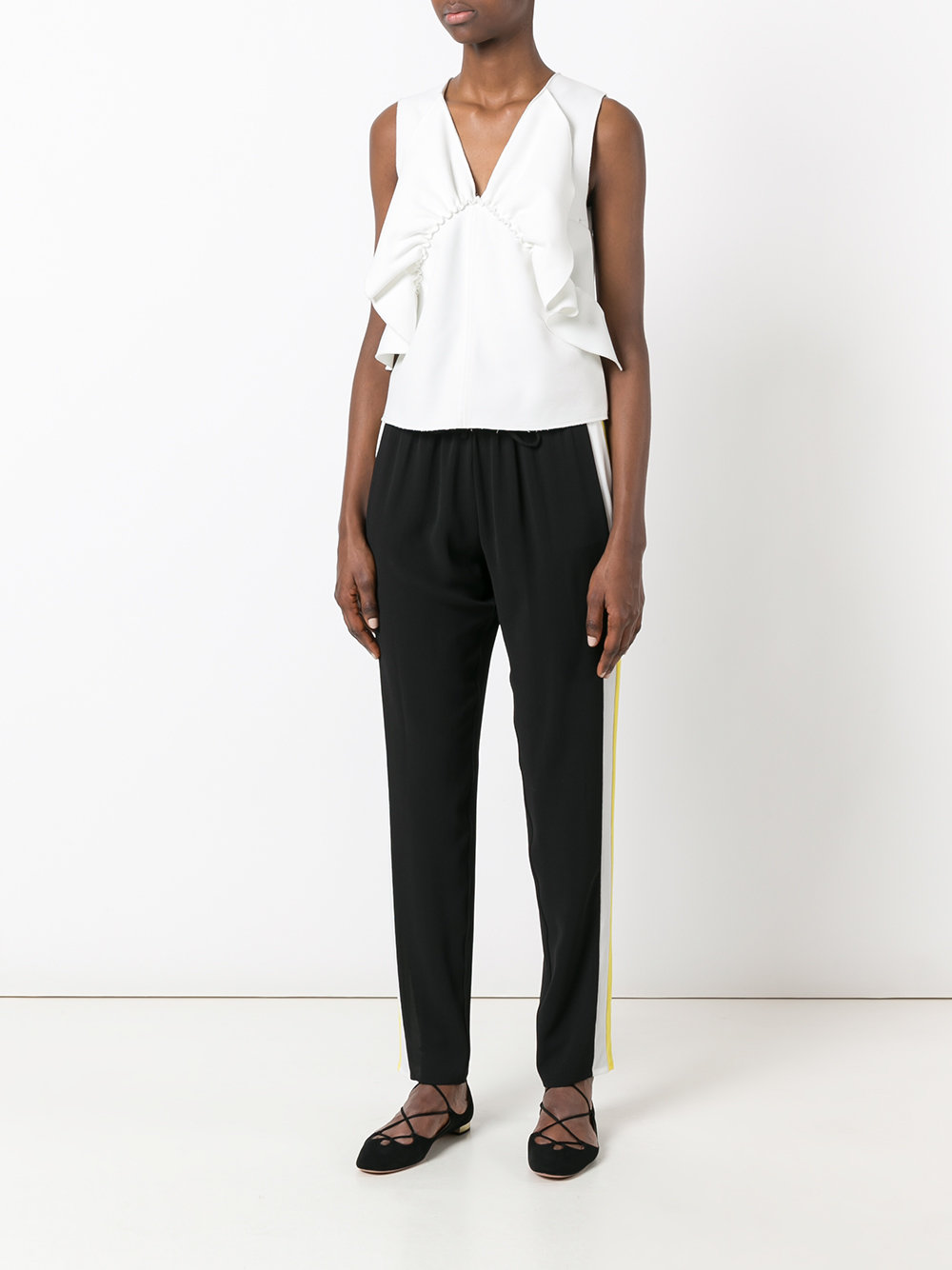 slim-fit trousers