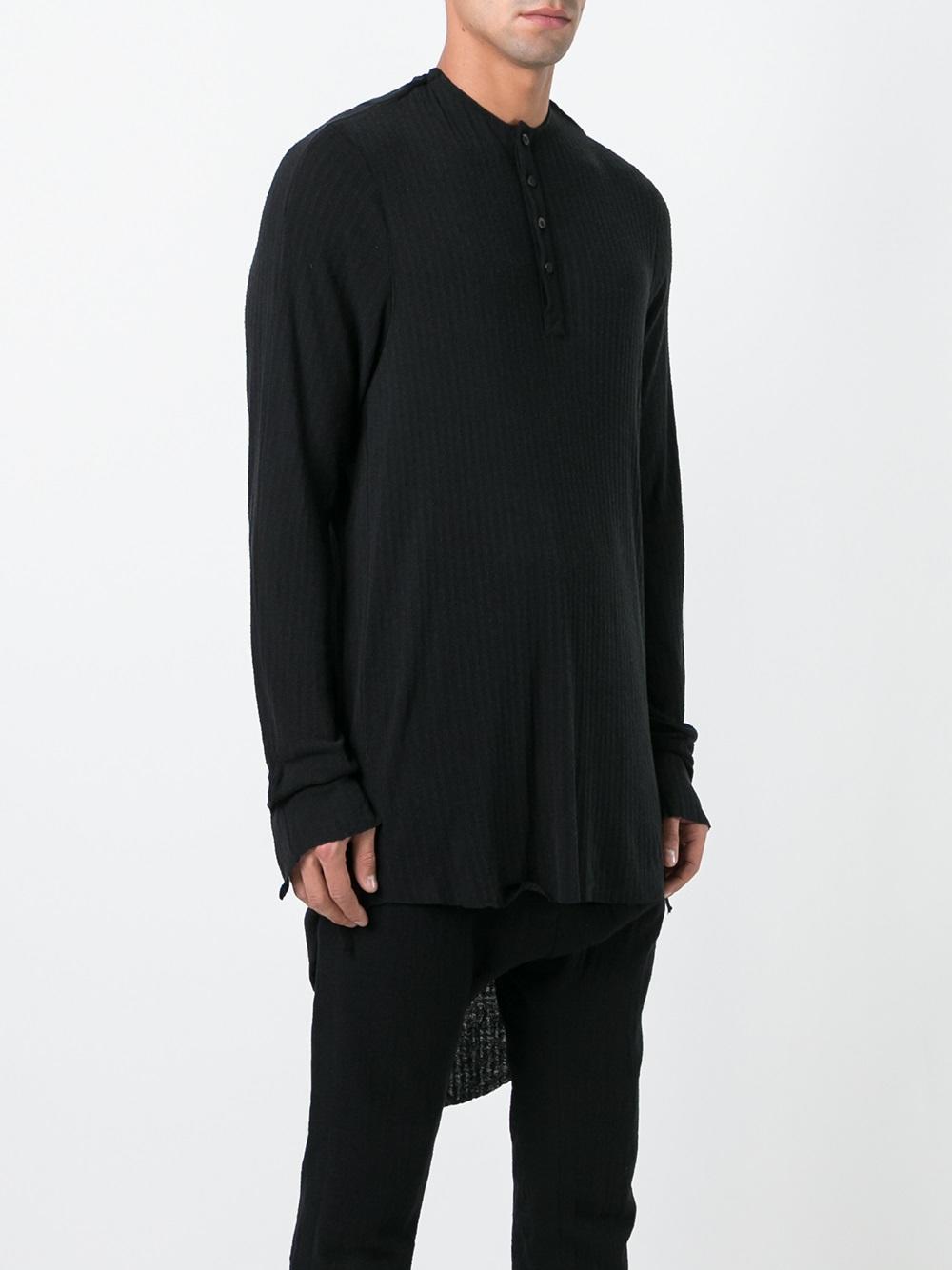 ribbed strap detail jersey