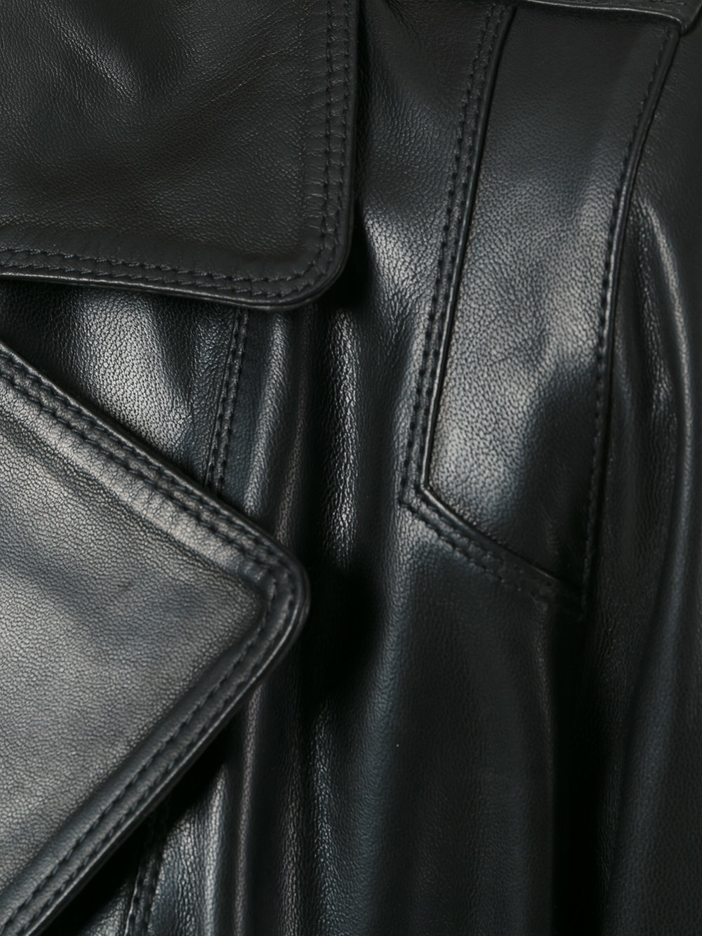 biker jacket with silver tone zippers