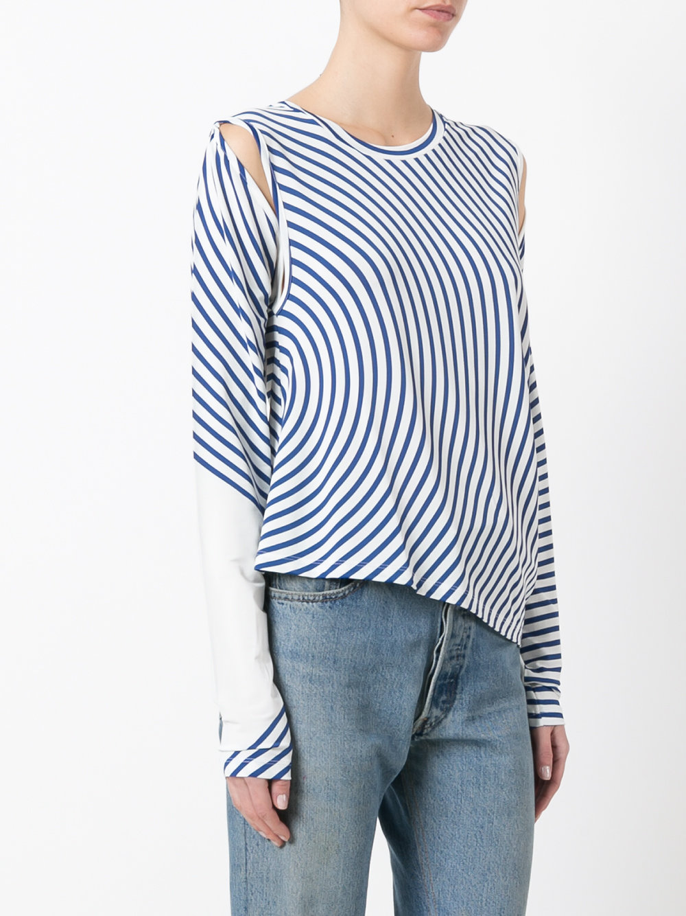 striped blouse