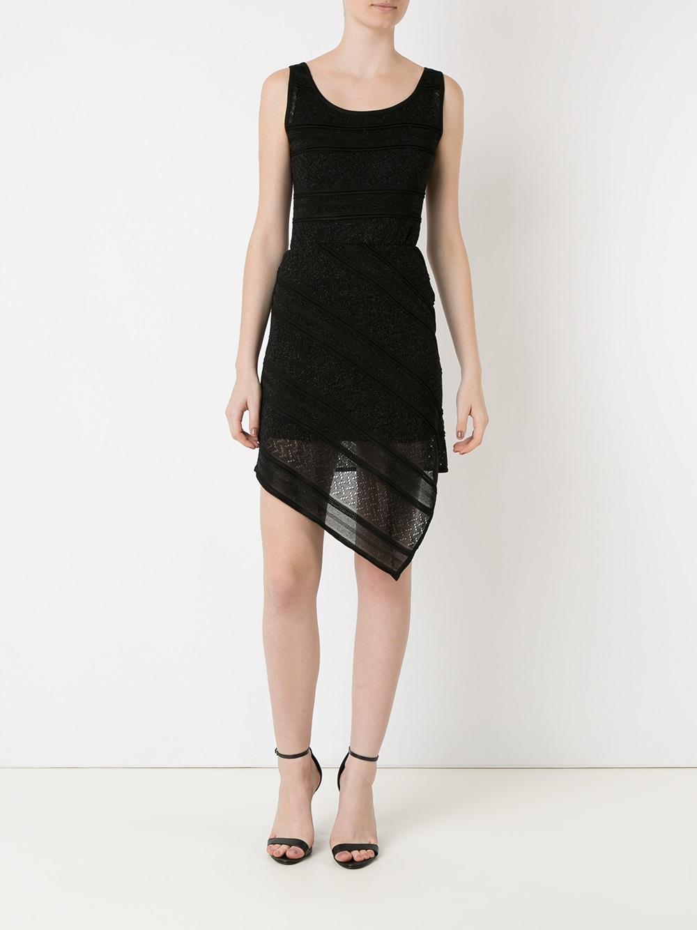 knit asymmetric dress