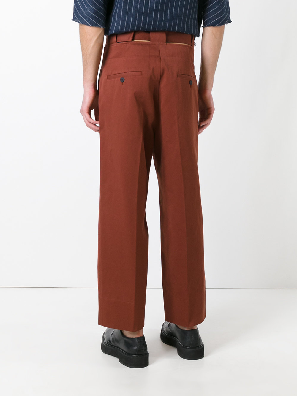 cut out waistband trousers