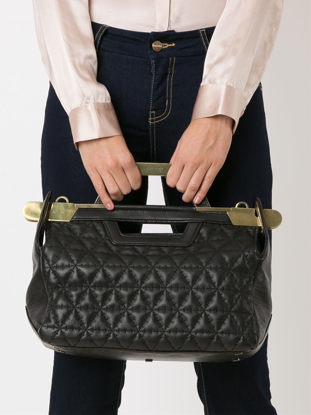 leather tote bag