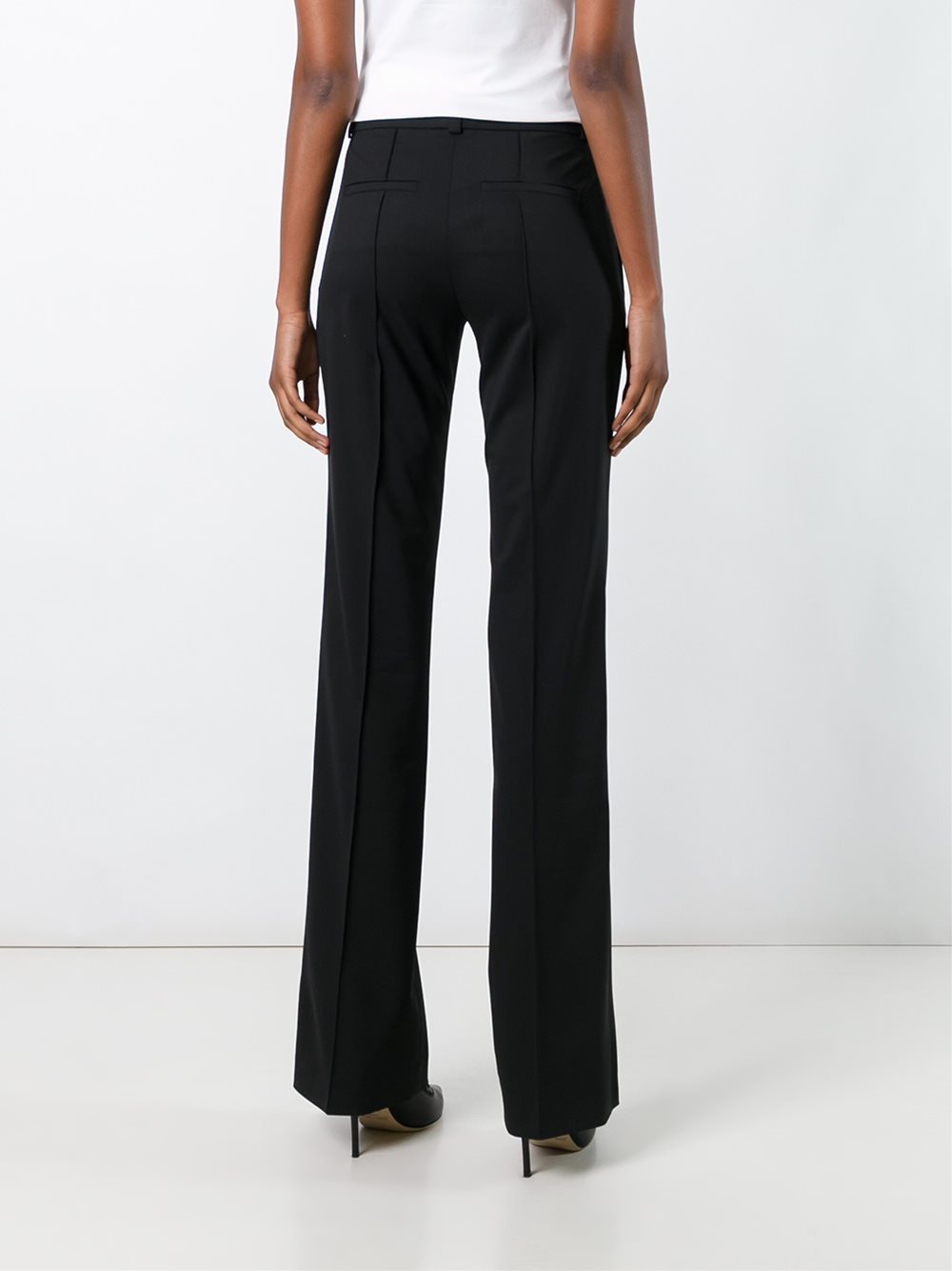 tailored trim detail trousers