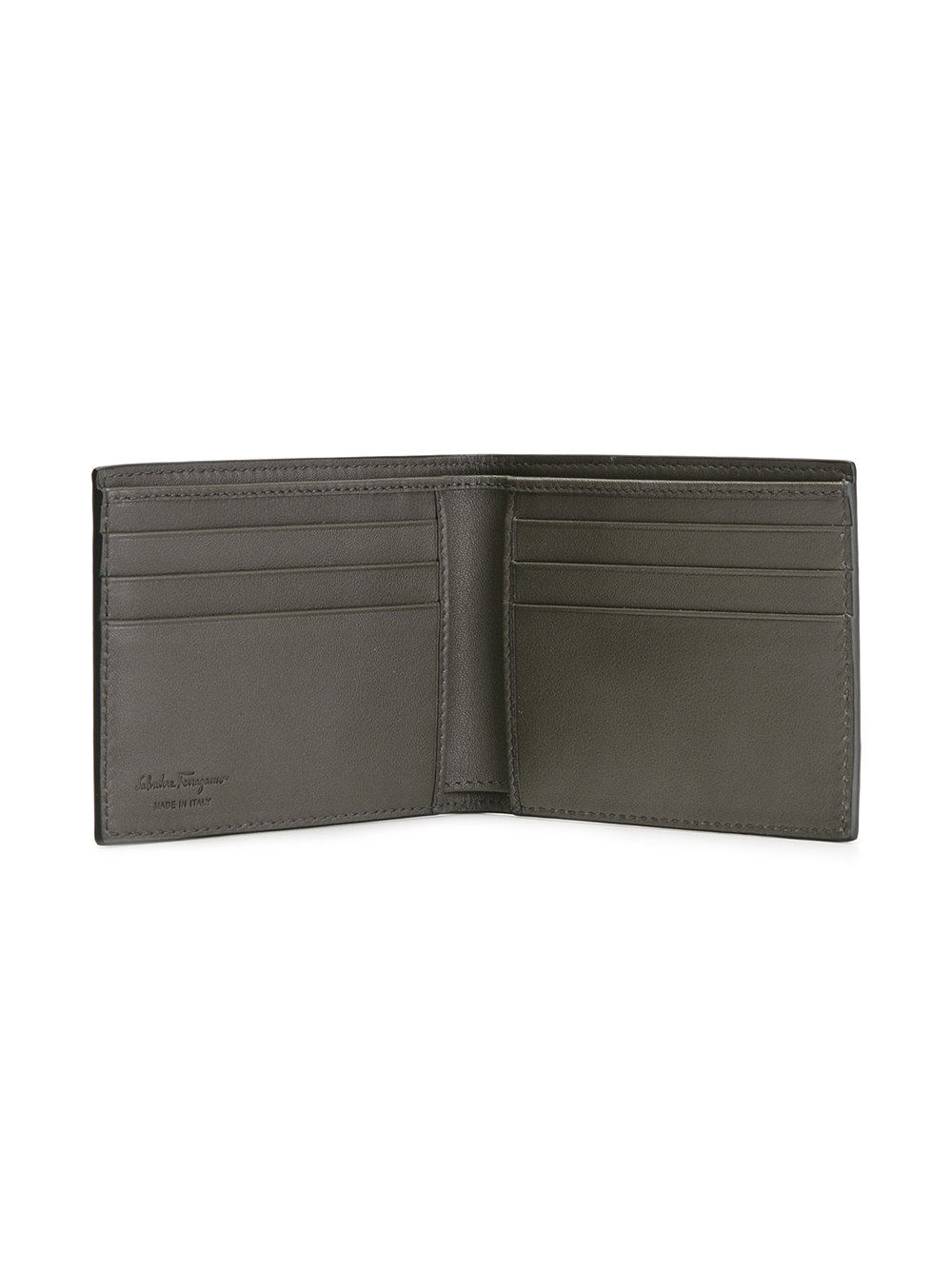 striped wallet
