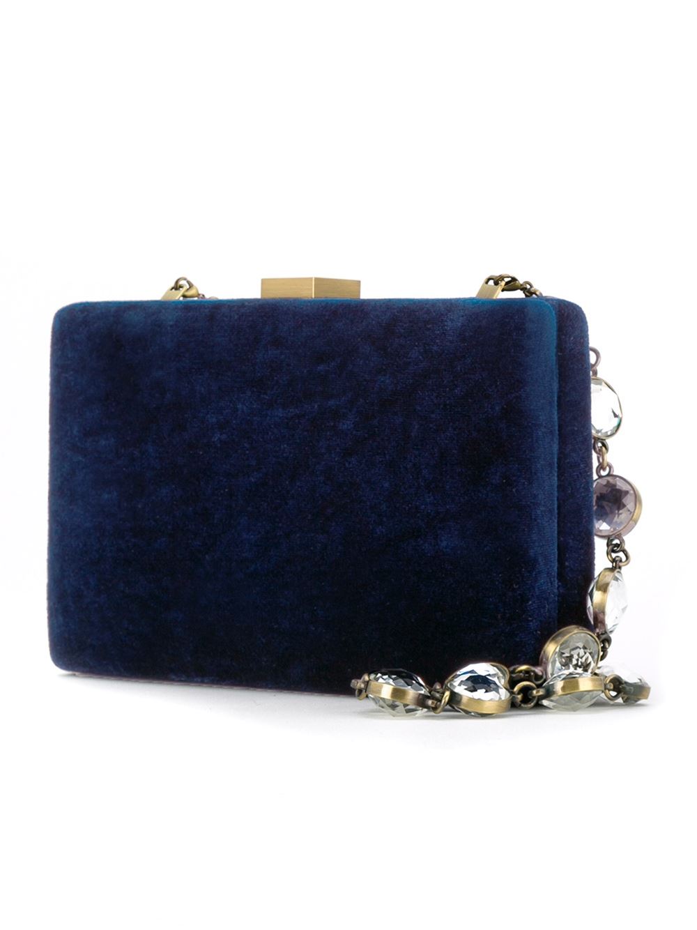 magnetic closure velvet clutch bag