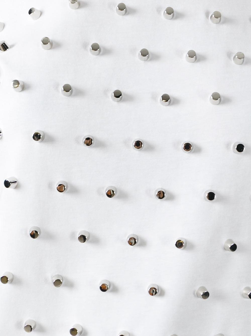 silver-tone studded T-shirt