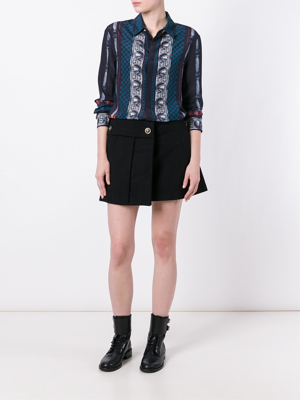 printed silk shirt 