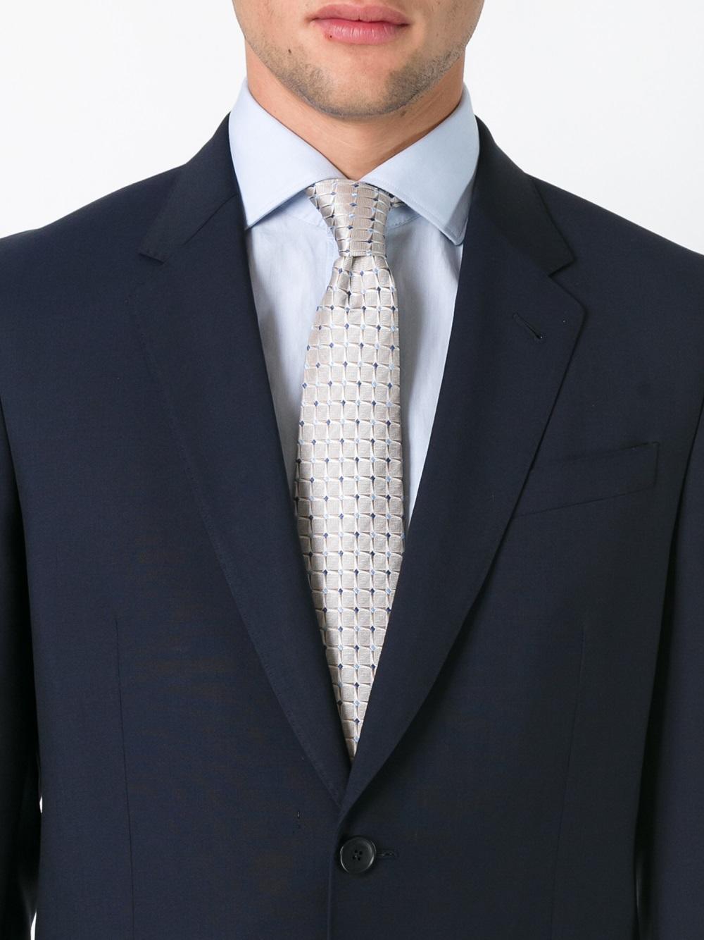 grid pattern tie