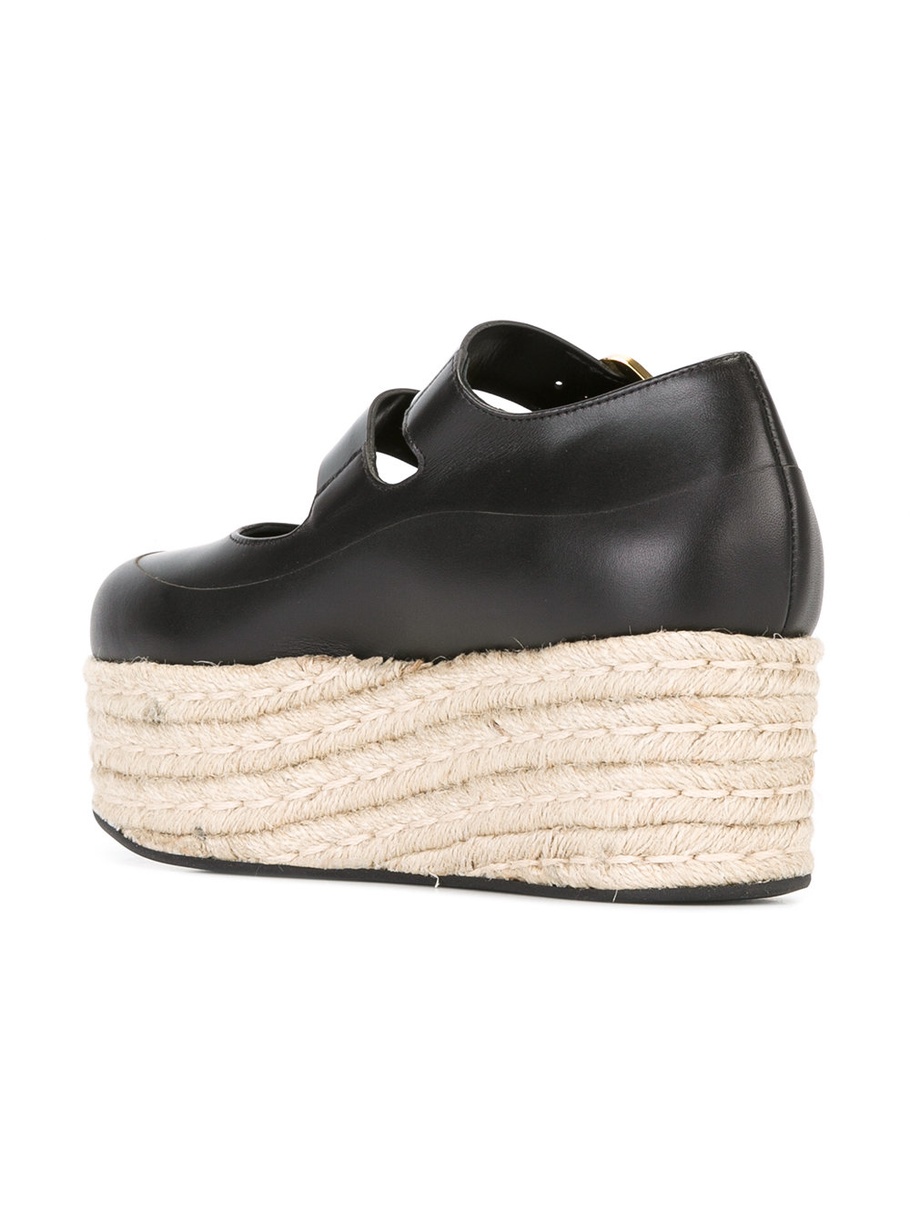 Mary Jane platform espadrilles