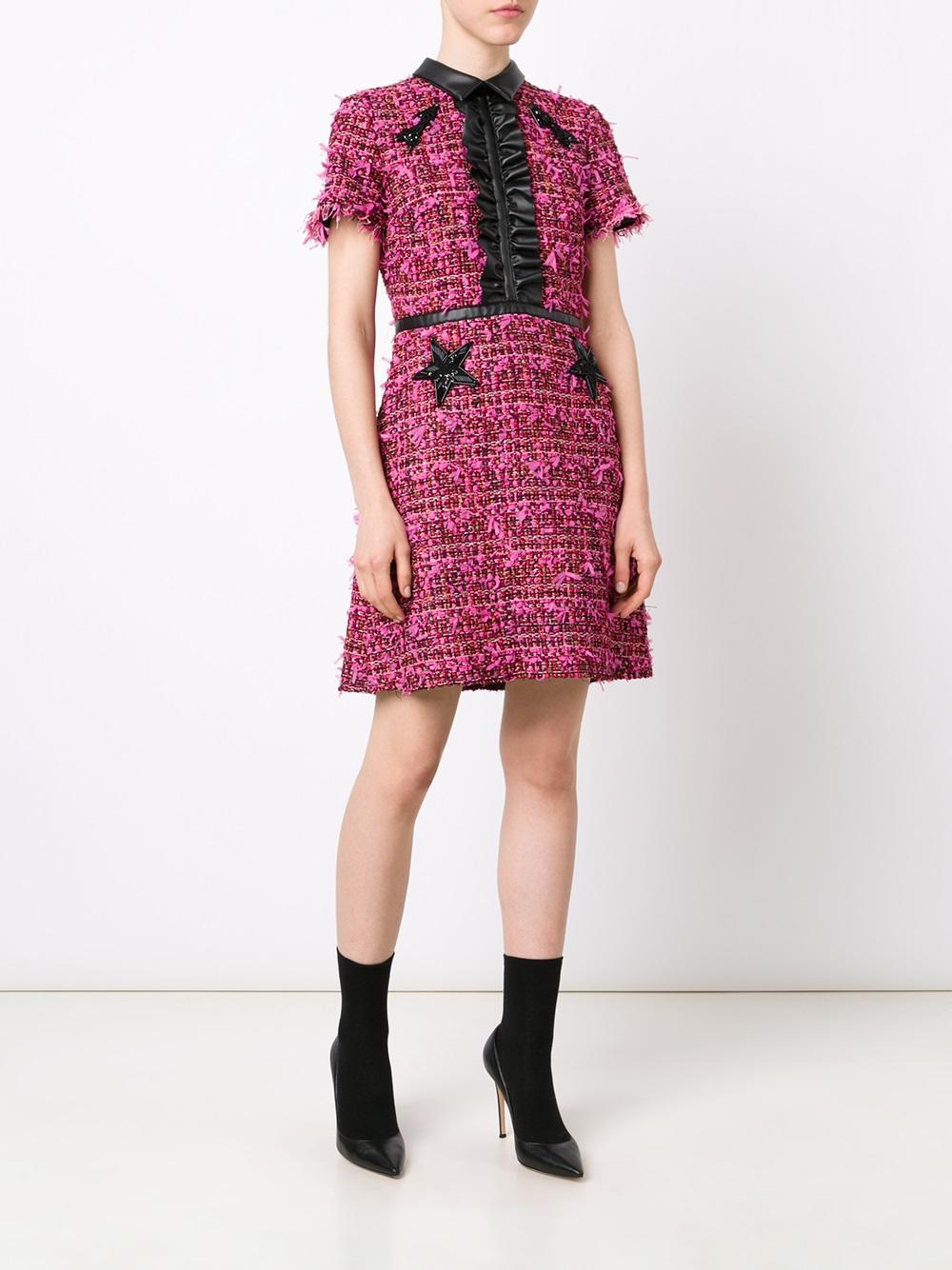 bouclé knit dress