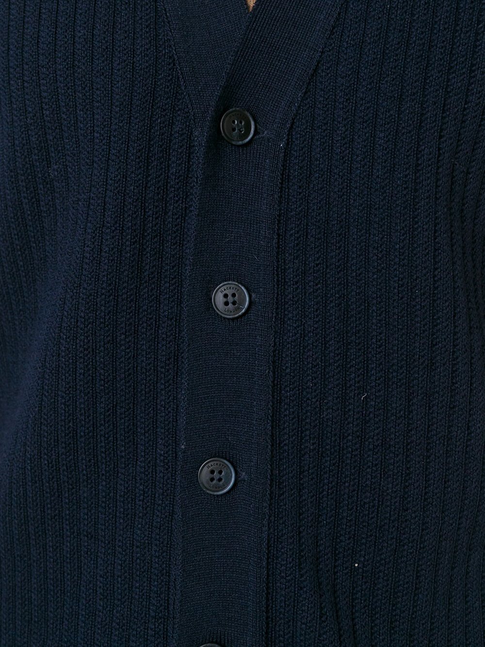 ribbed button down waistcoat