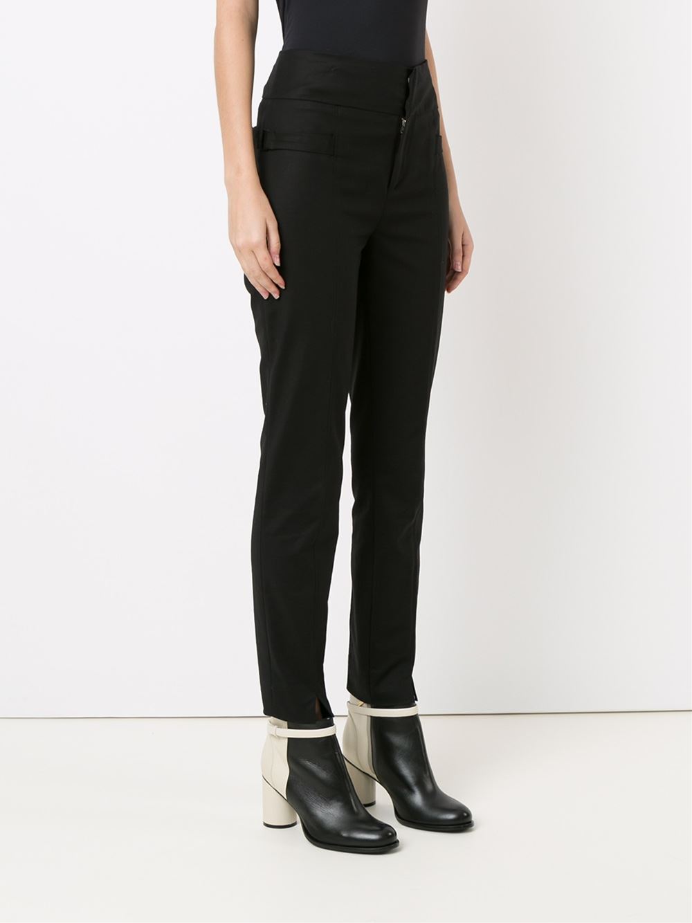 straight leg trousers