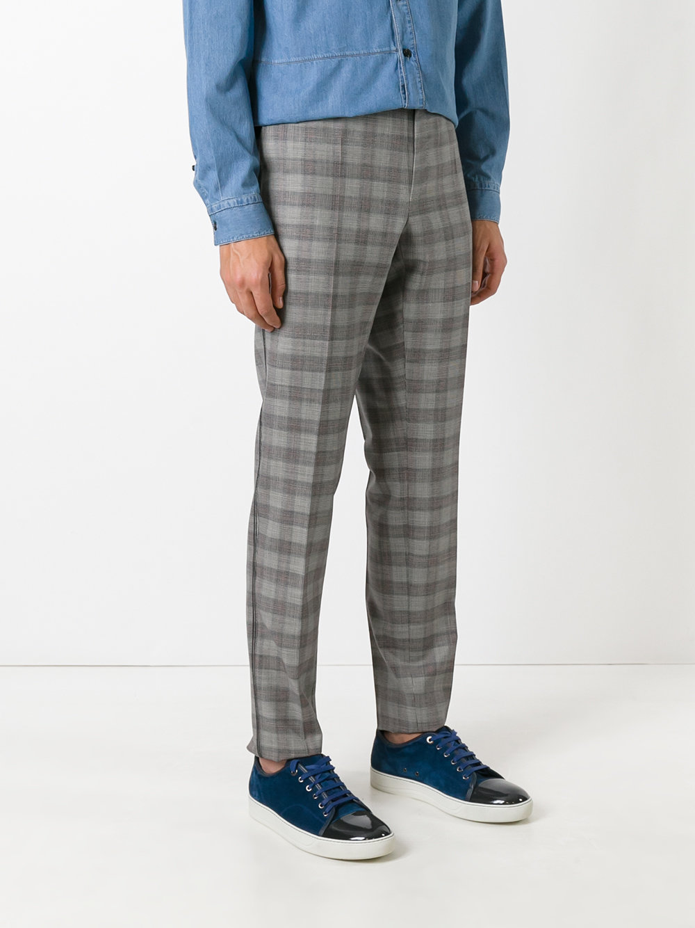 checked trousers