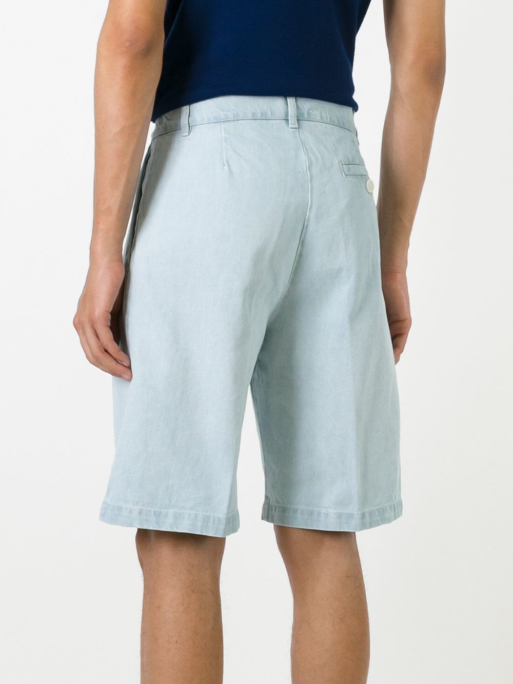 denim chino shorts 
