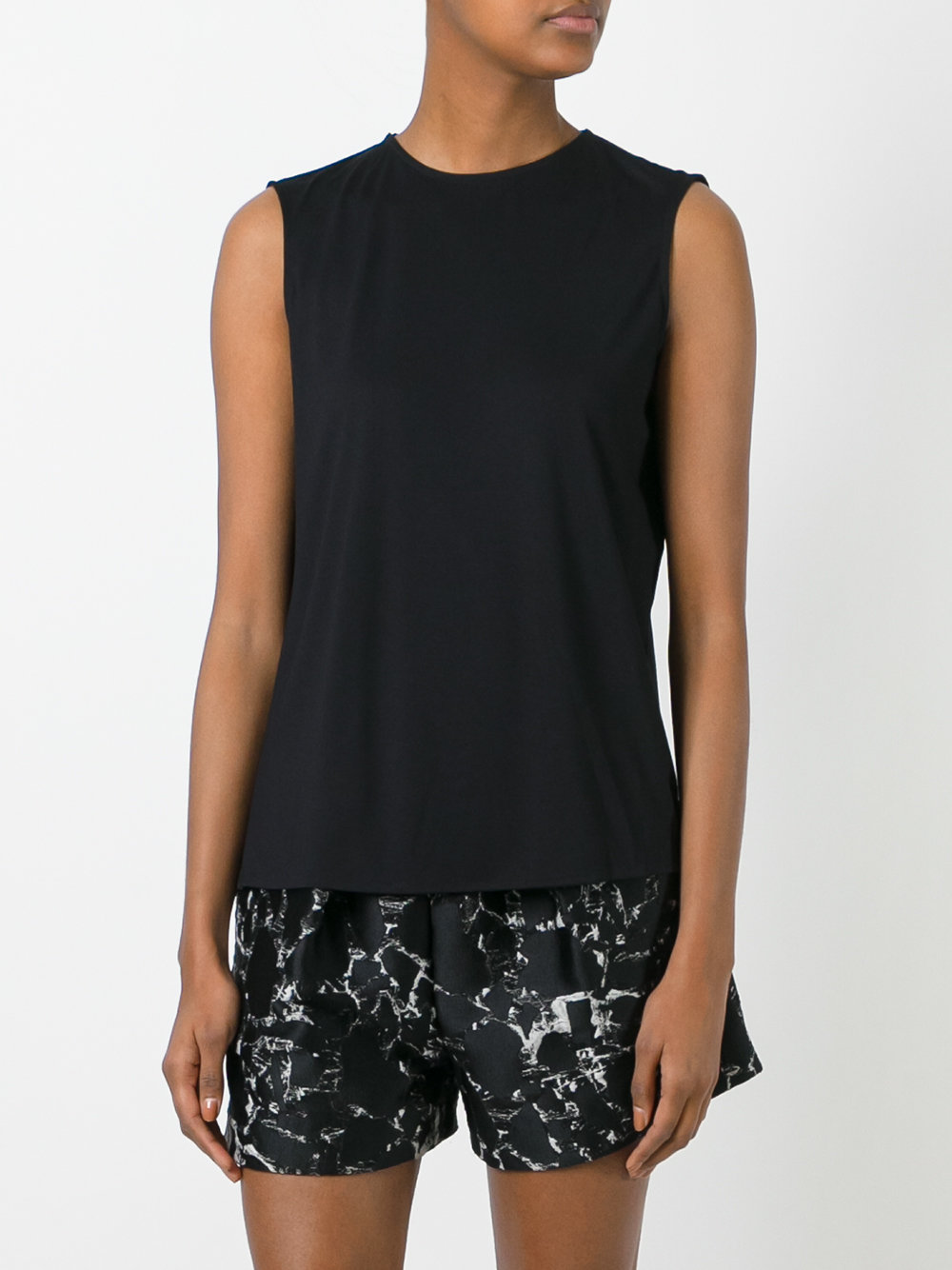 draped back top