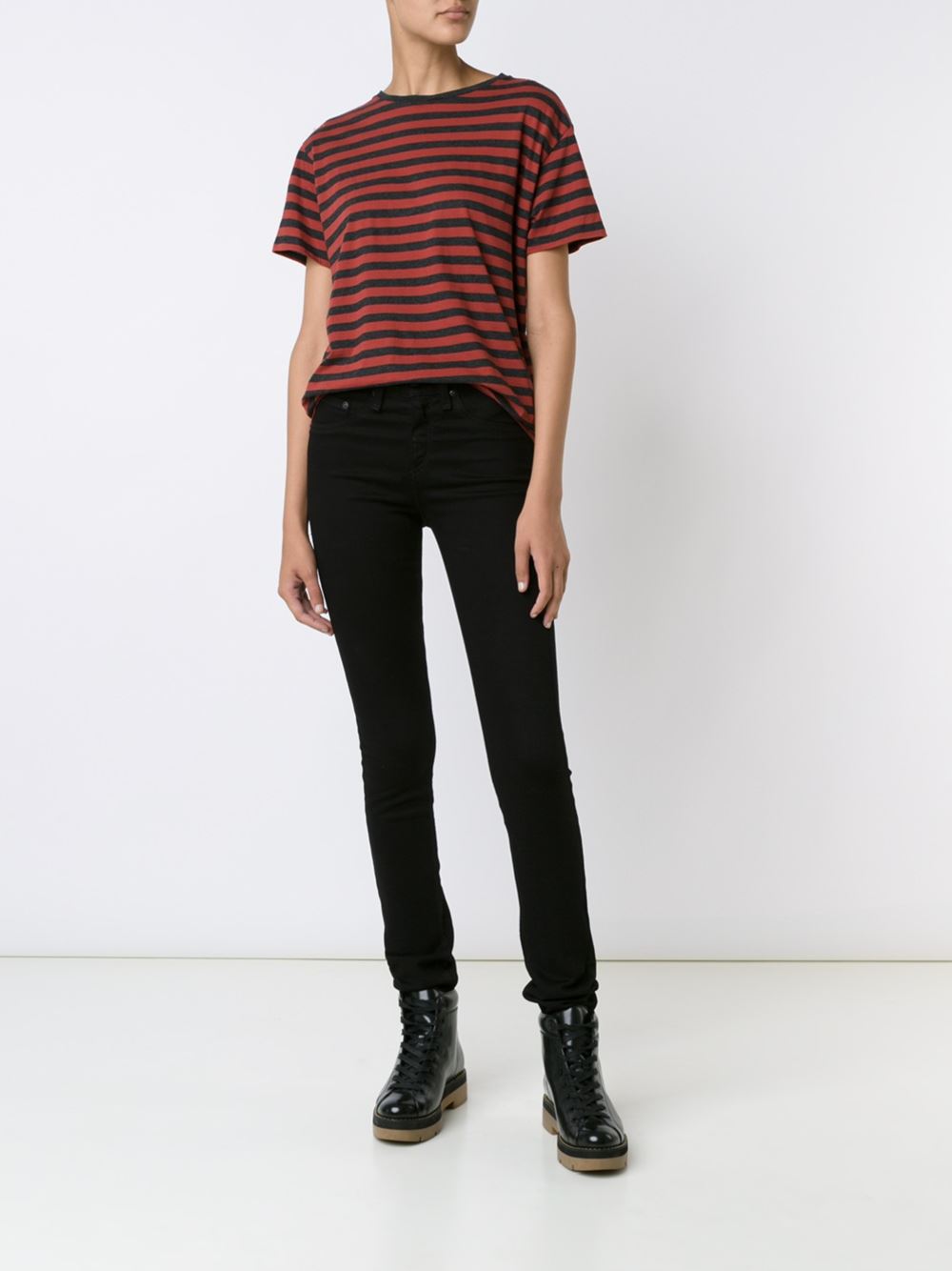 striped T-shirt