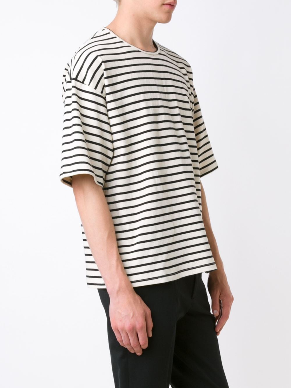‘4th Collection’条纹T恤
