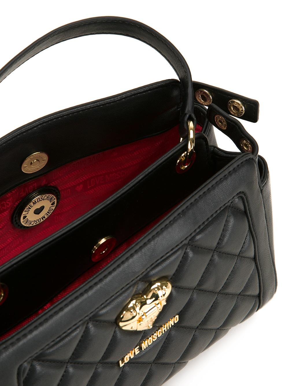 small quilted tote