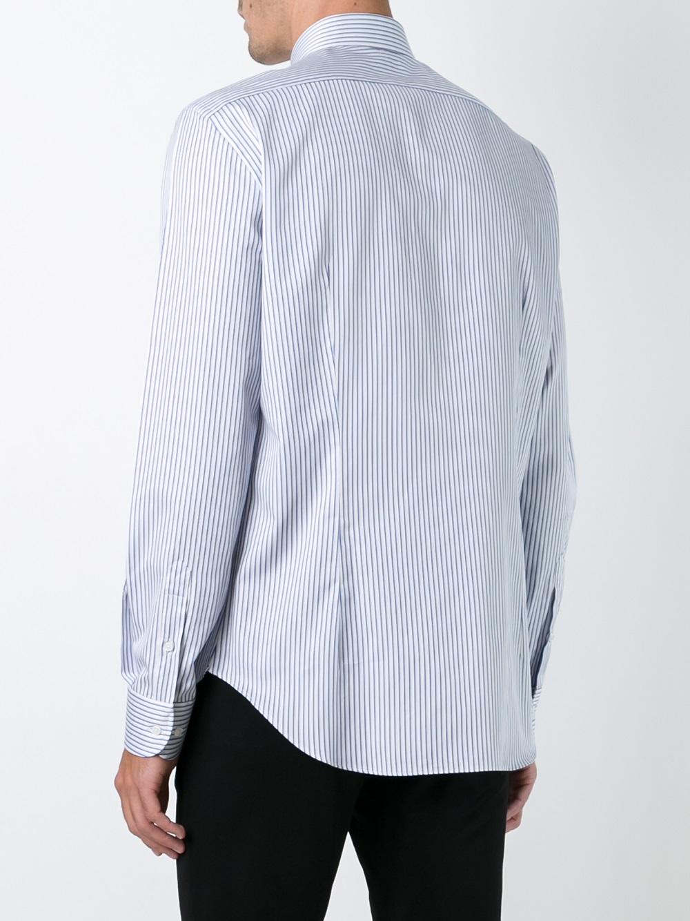 striped slim fit shirt