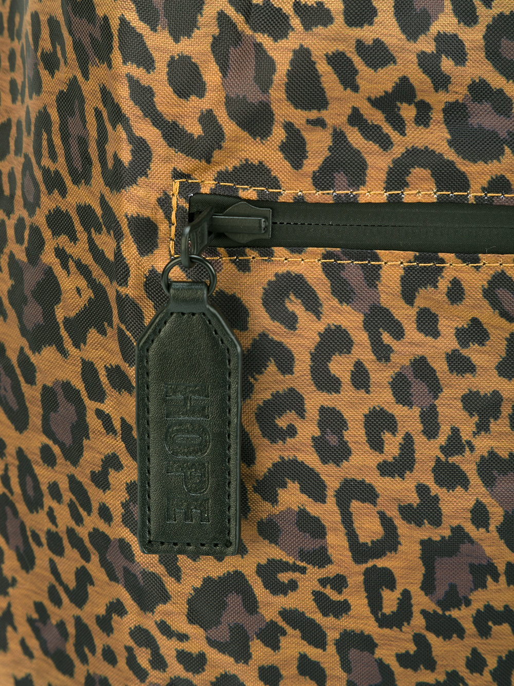 leopard print backpack