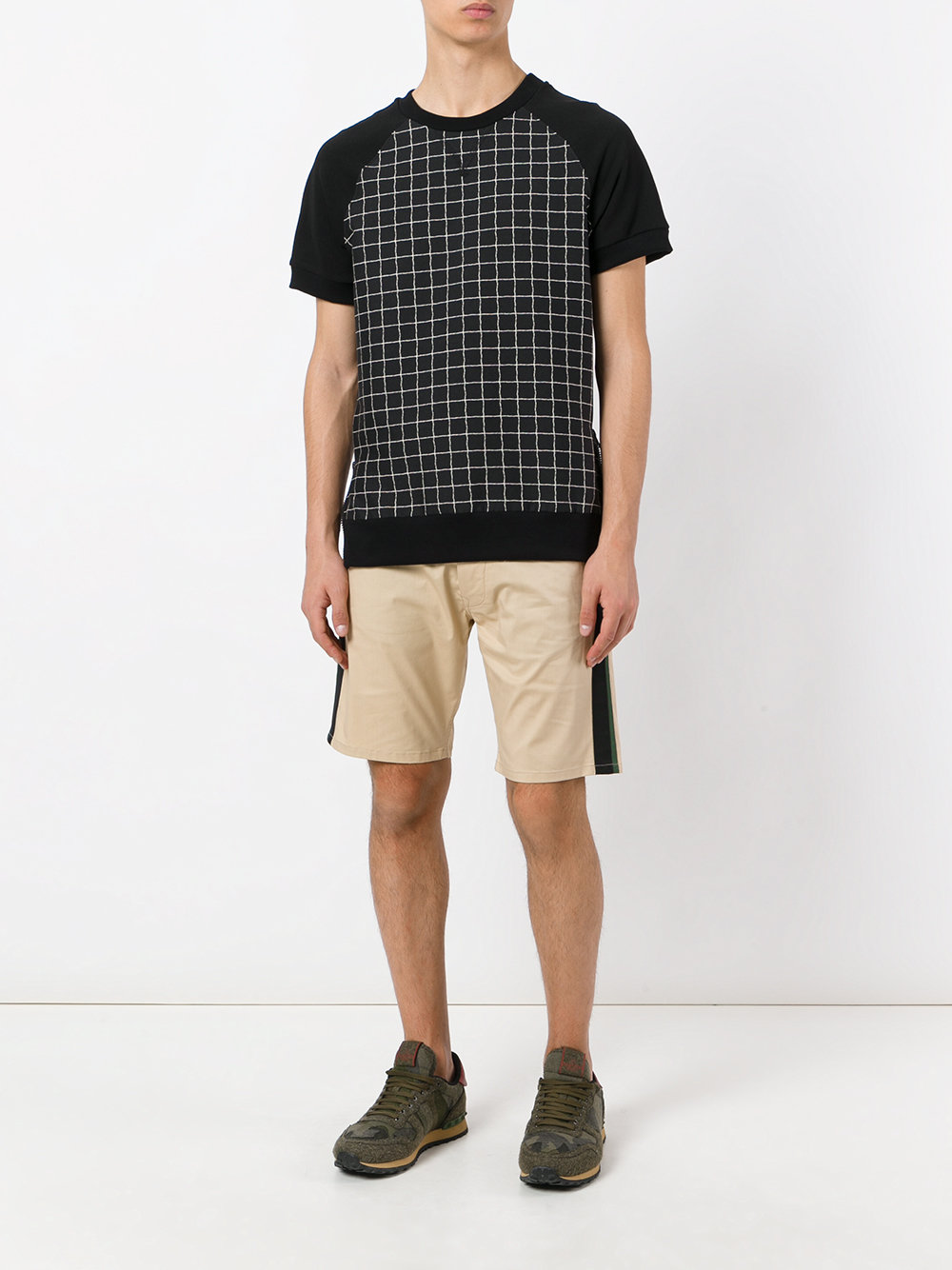 checked T-shirt 