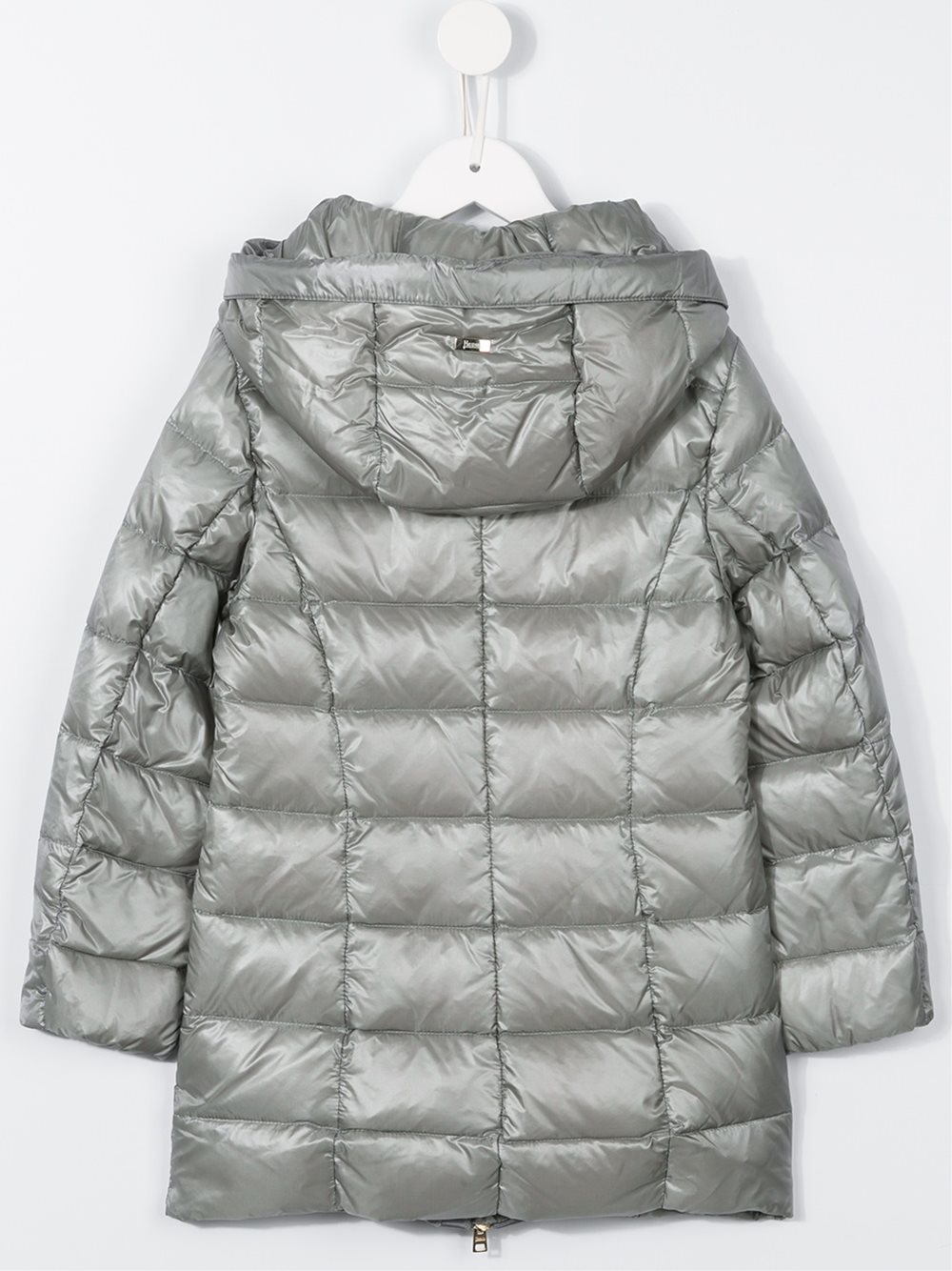 hooded puffer coat