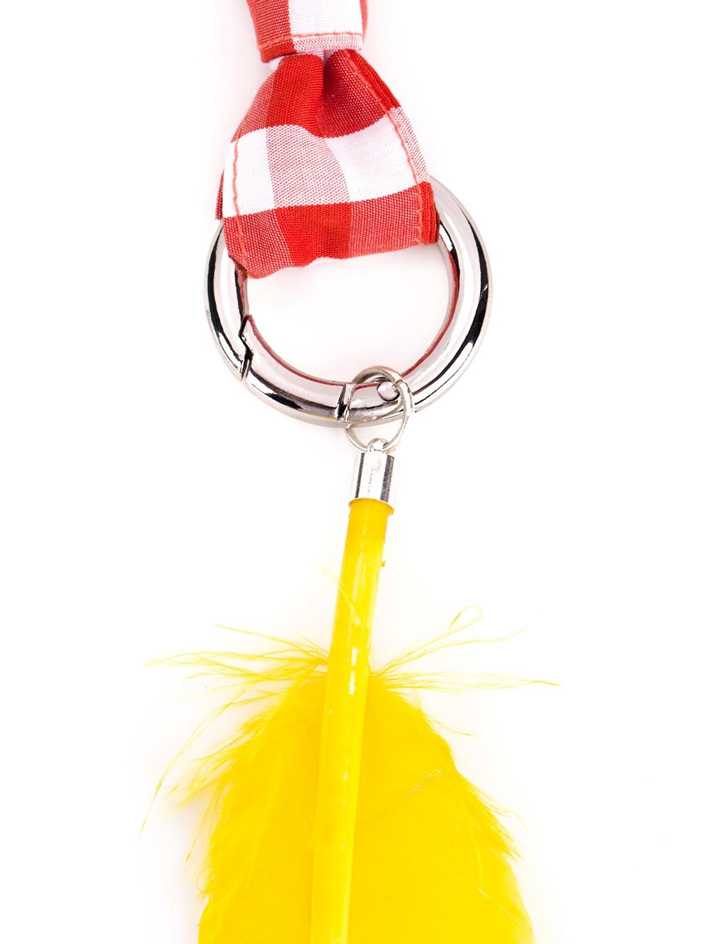 feather charm clip ring