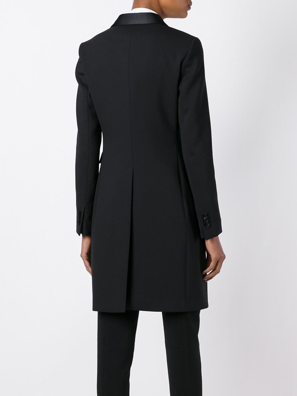 shawl collar coat 