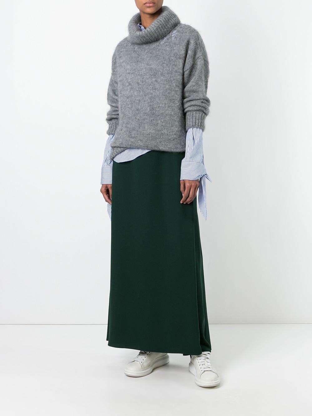 flared long skirt