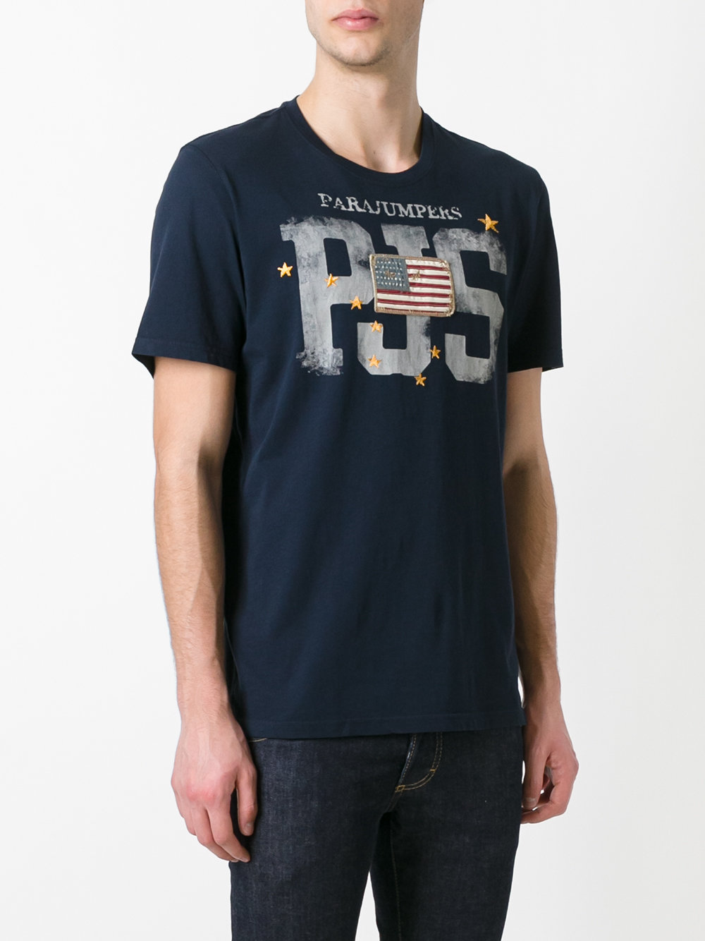 flag patch T-shirt
