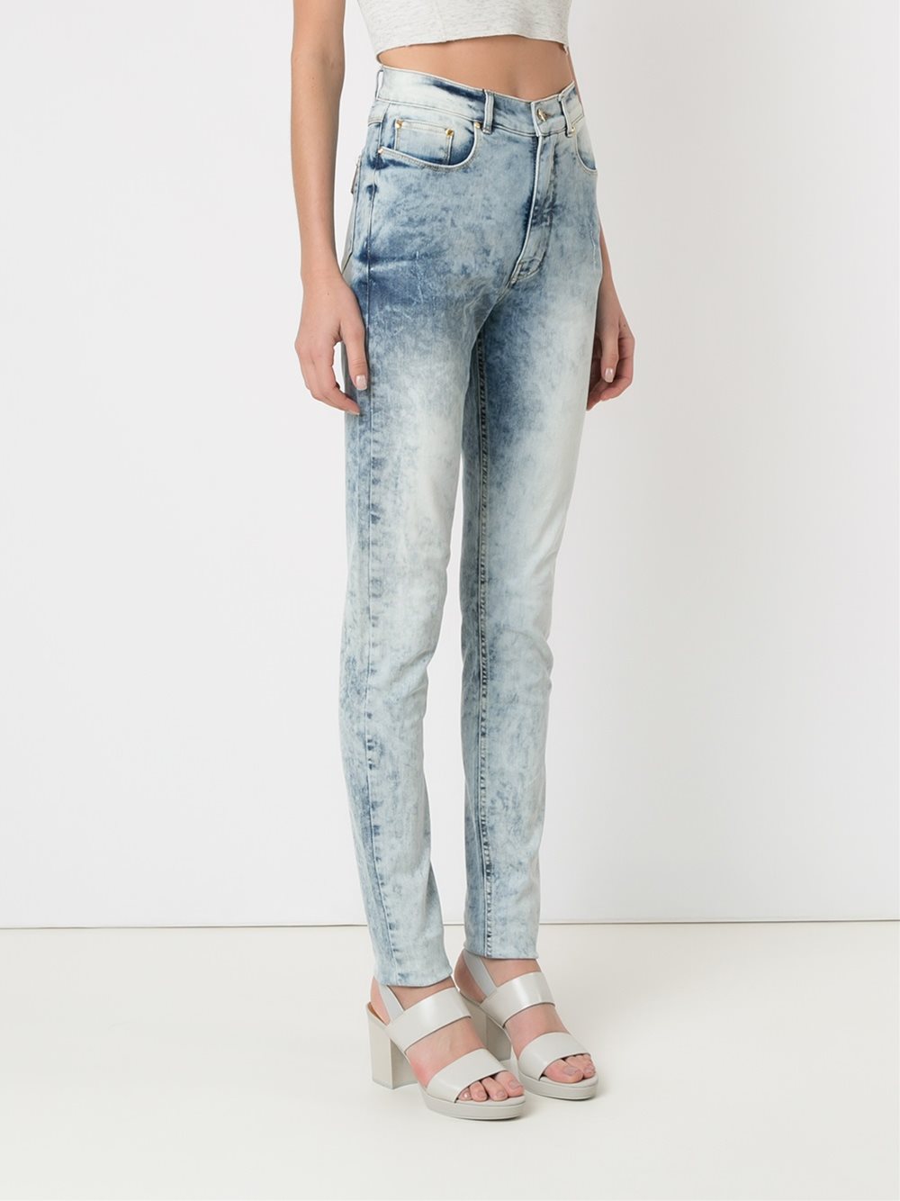 high waisted skinny jeans