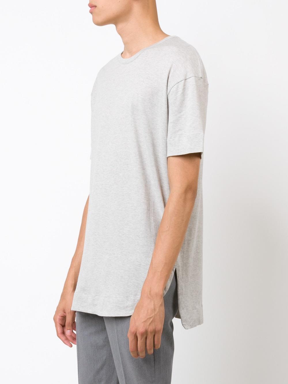 'T1-1' plain T-shirt