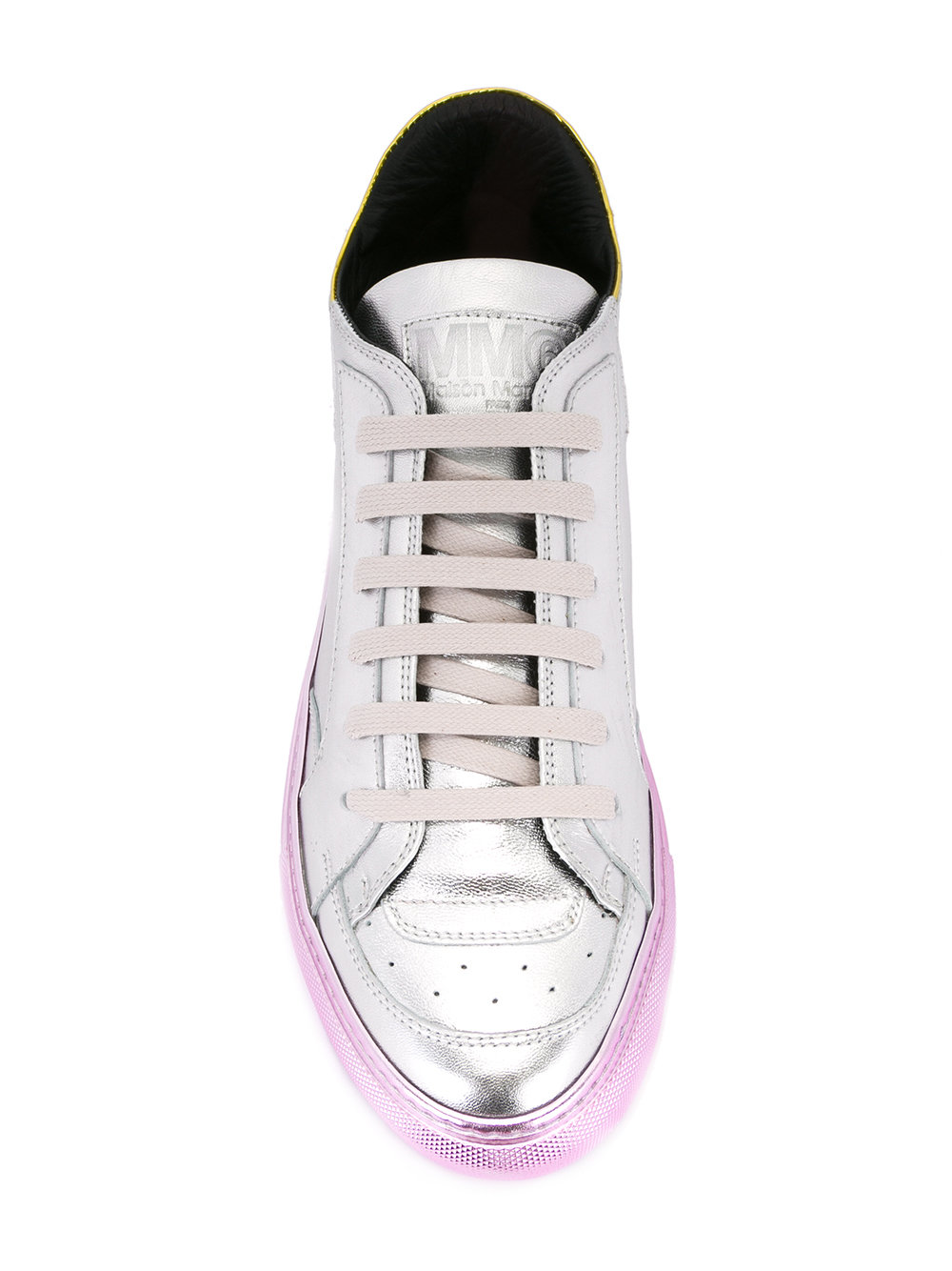 metallic sneakers