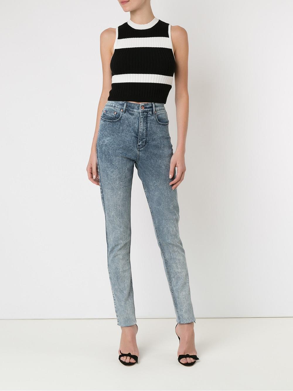 high waisted skinny jeans