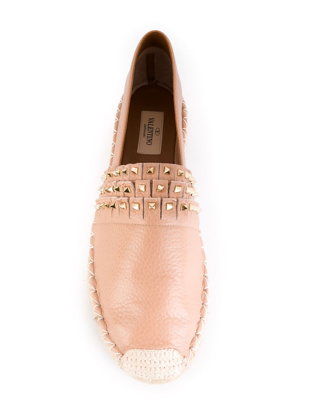 'Rockstud'草编鞋