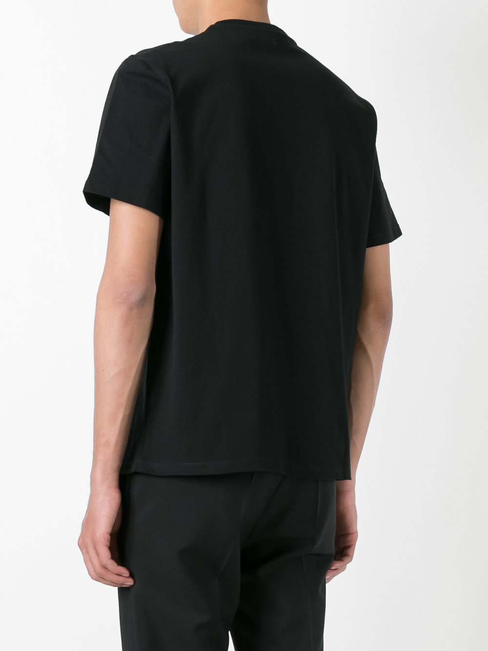top hat statue print T-shirt