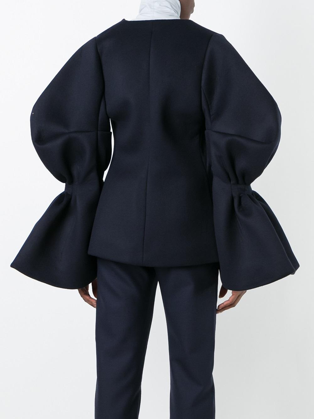 puff sleeve oversized jacket