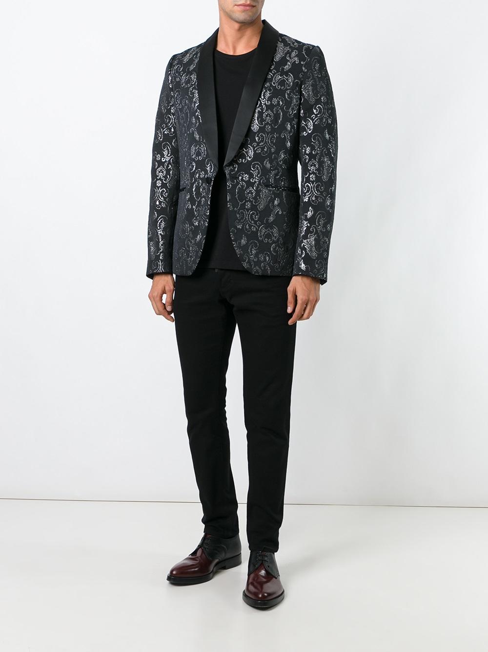 shawl lapel blazer