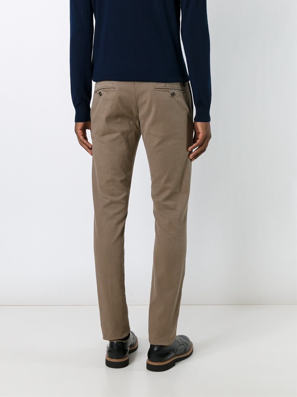 slim fit trousers