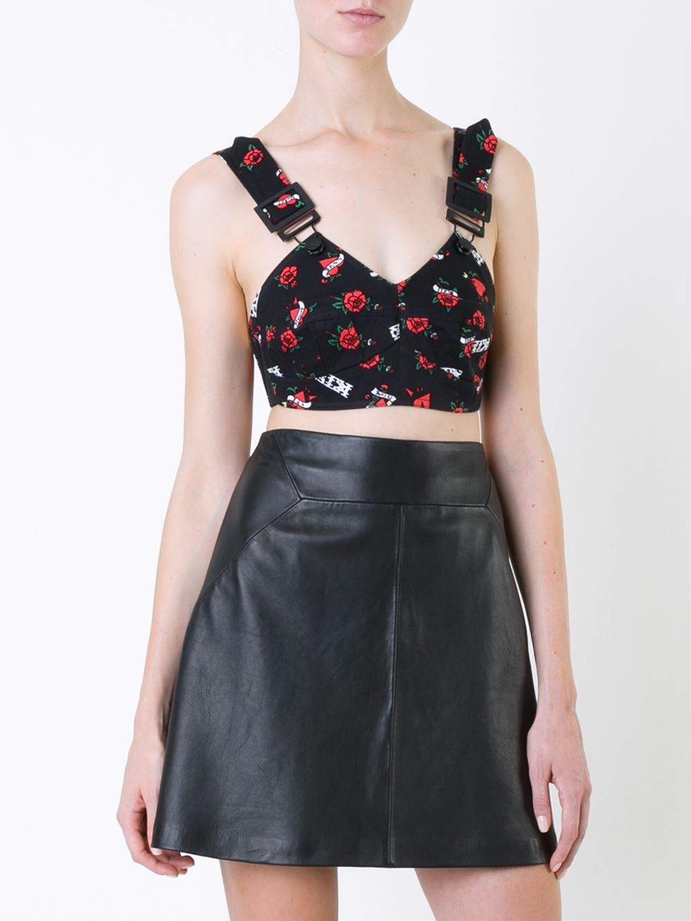 tattoo print bralet