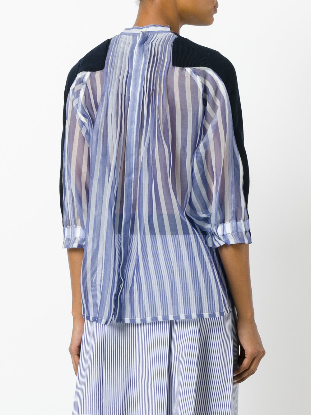 stripe panel jumper 