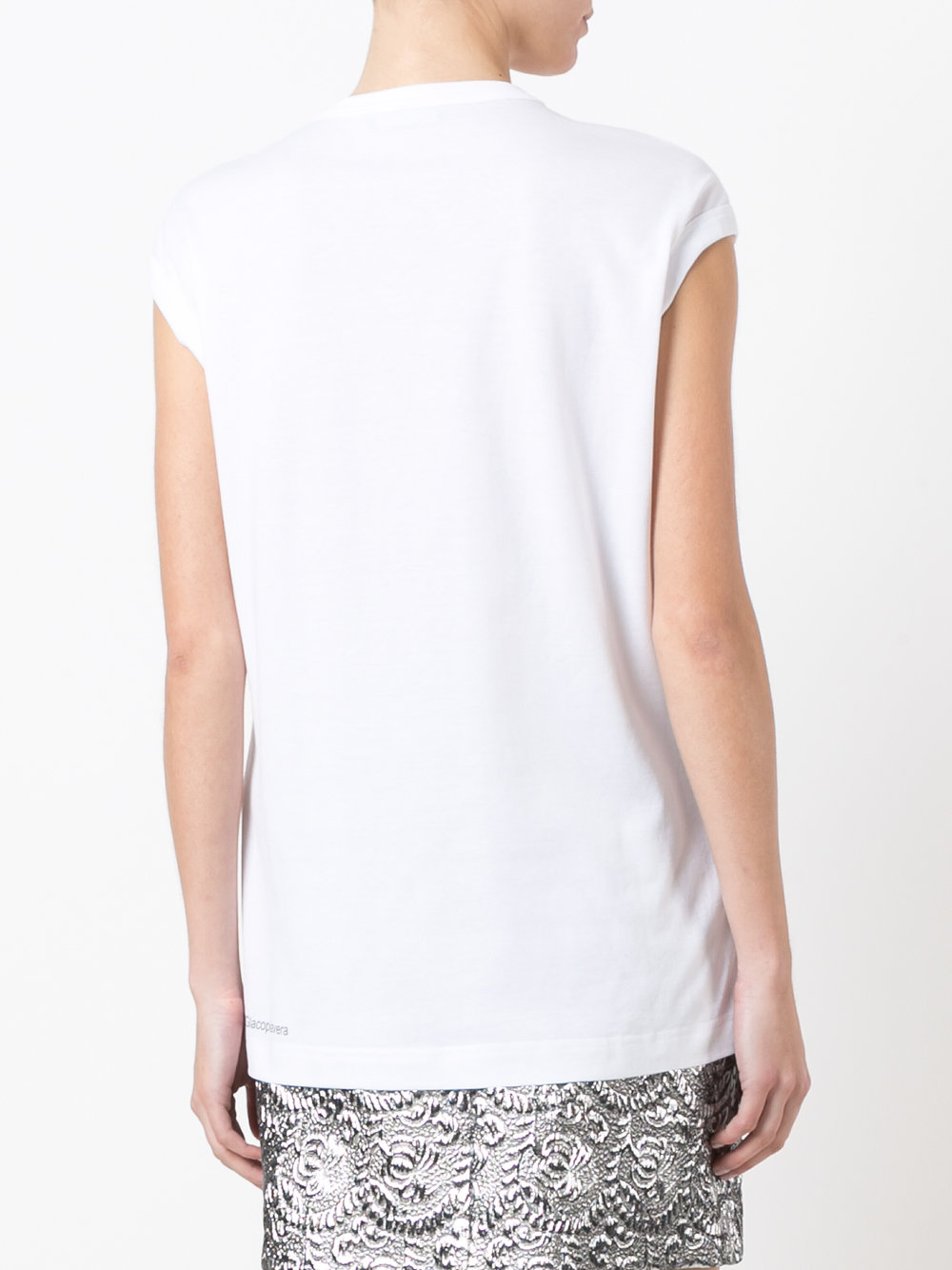 floral logo print T-shirt