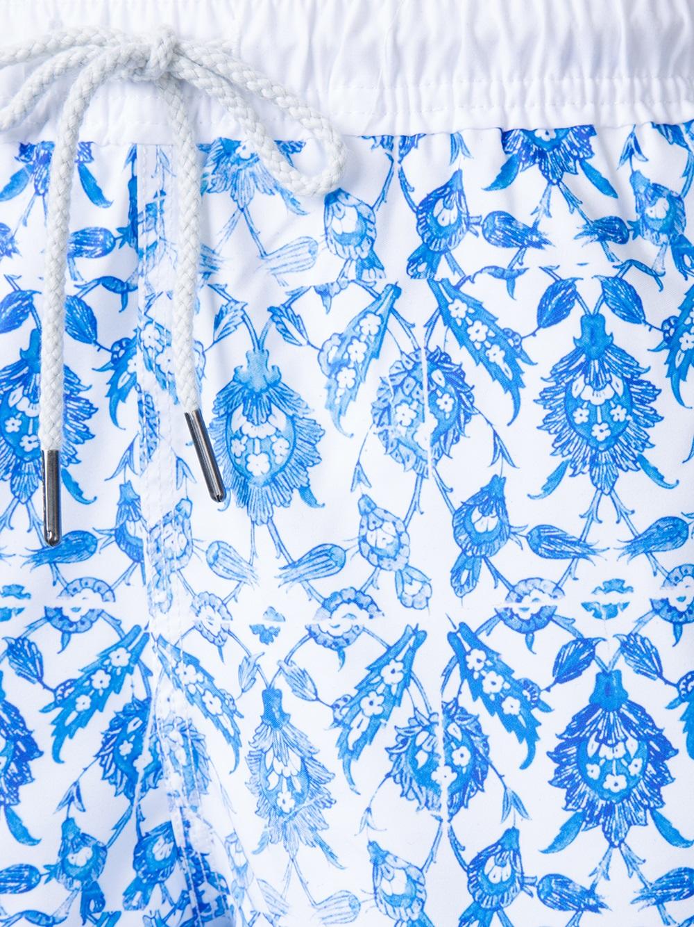 Turkish tile print swim shorts
