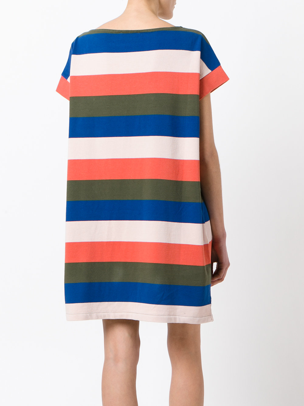 striped T-shirt dress