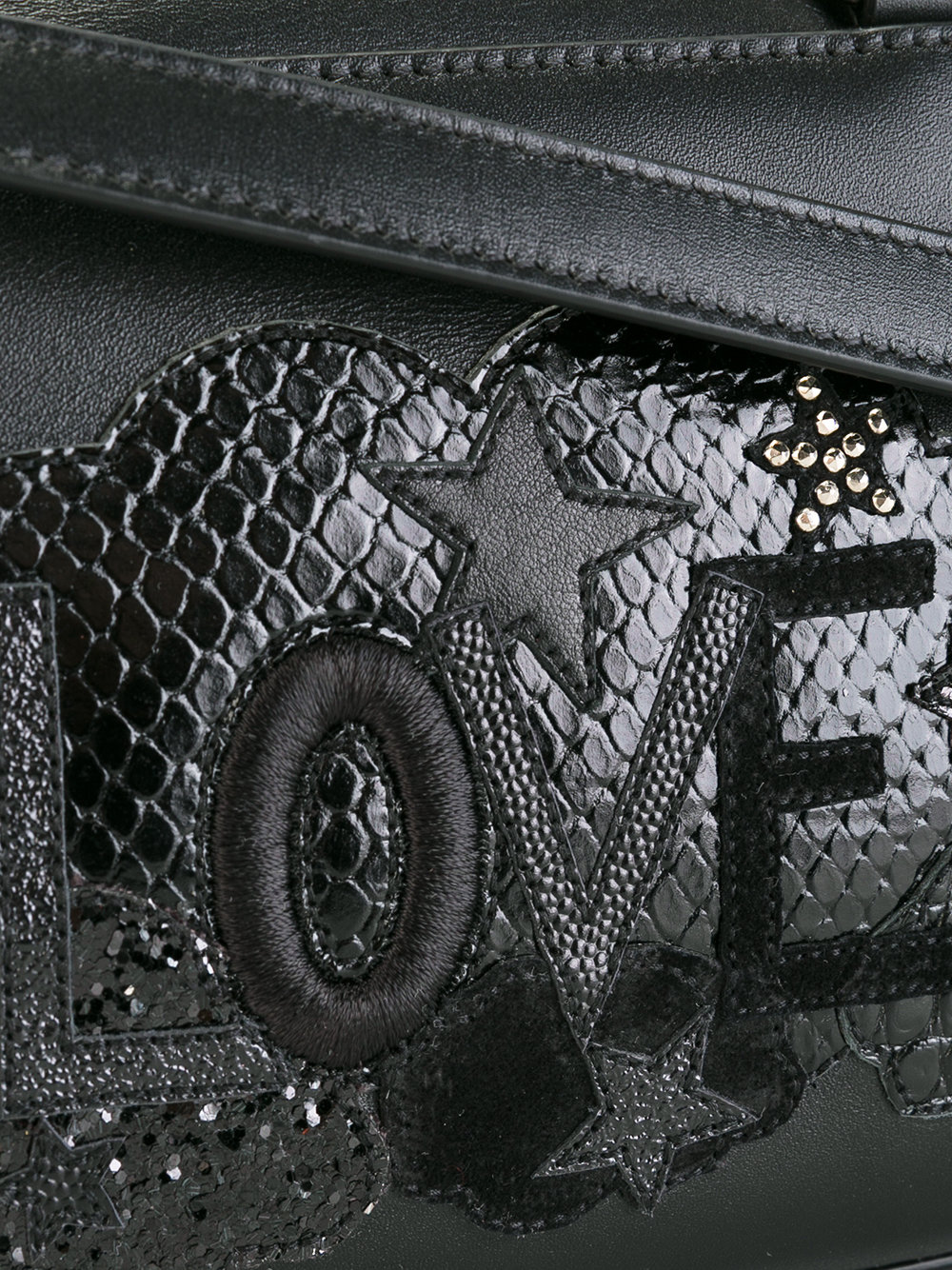 love patch handbag