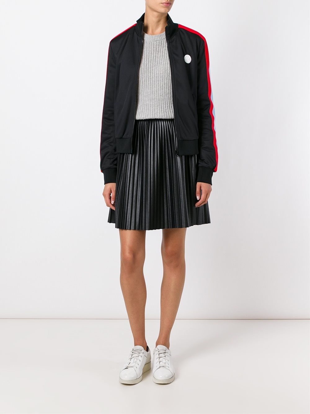 logo plaque bomber jacket