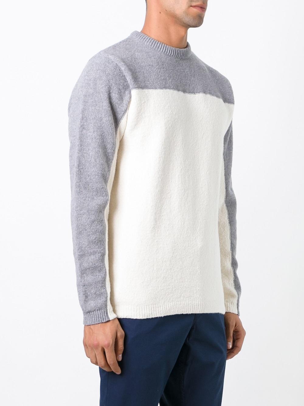colour block jumper
