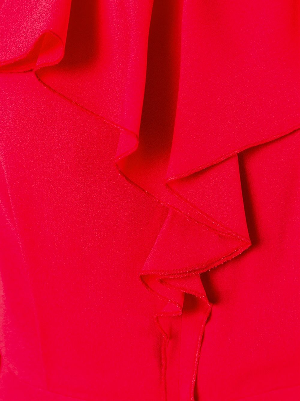 ruffle detail dress
