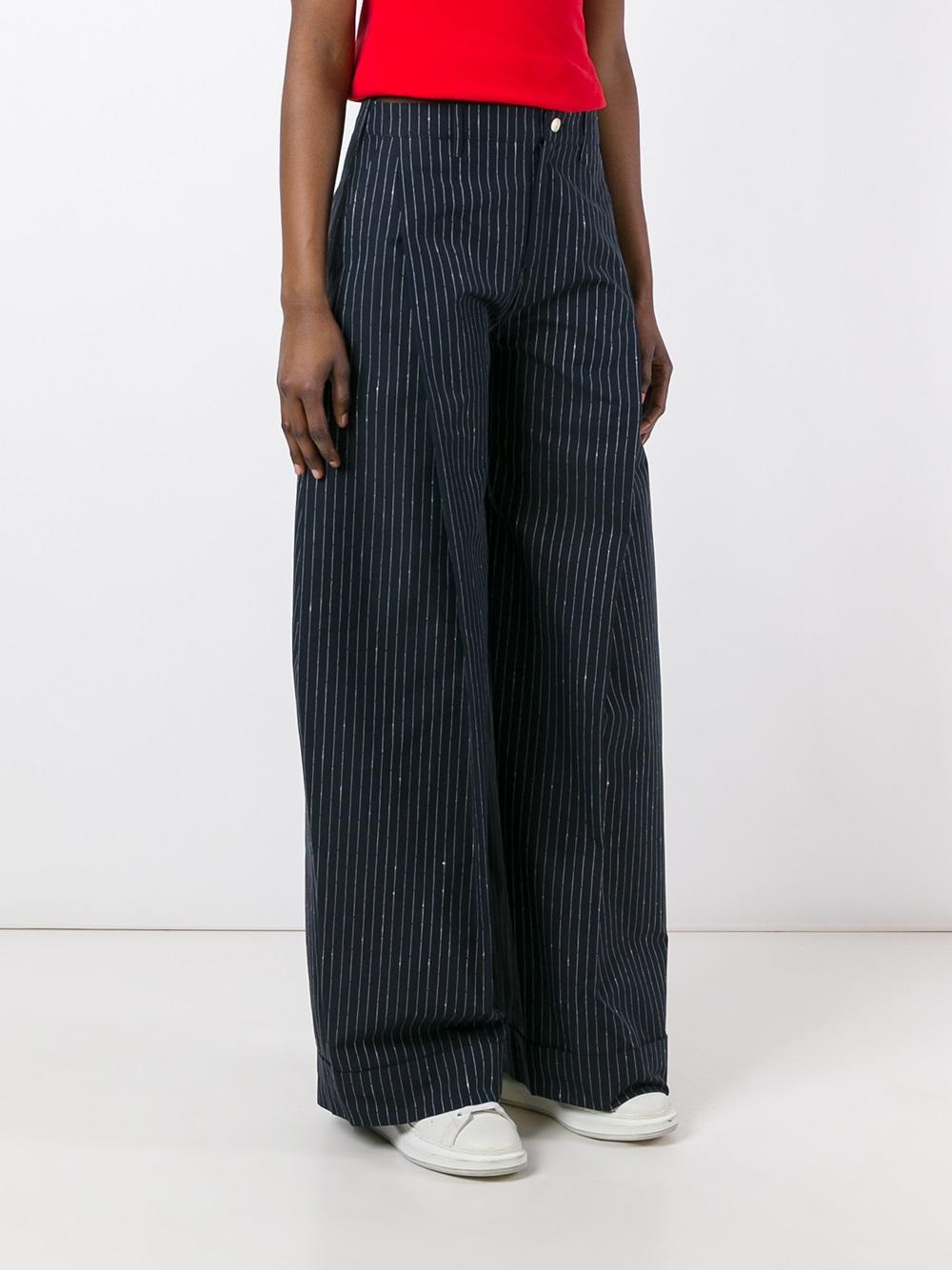 striped palazzo pants